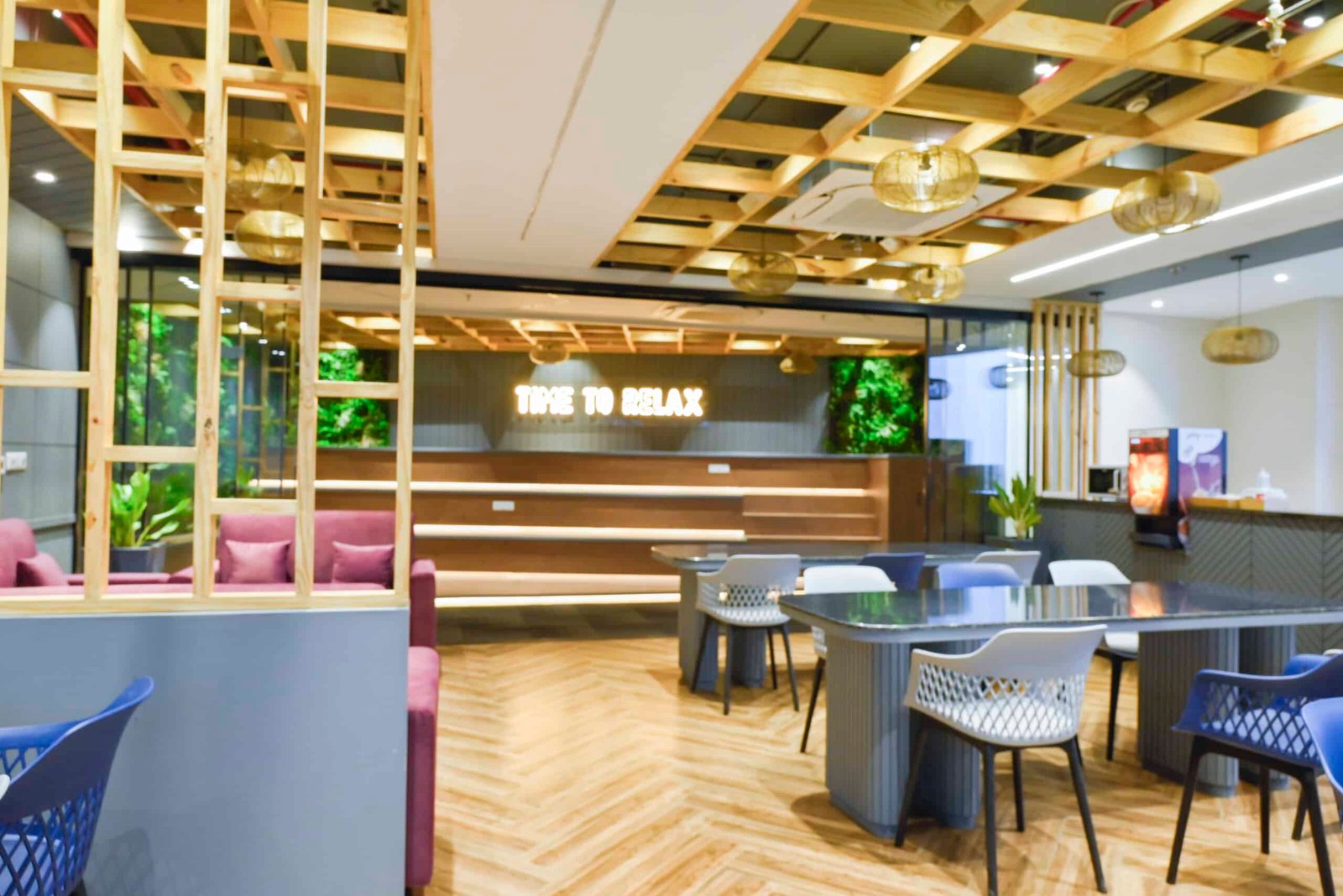 Cafeteria lounge Coworking Space